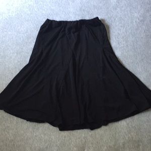 Girls Black Skirt With Diamond Pattern